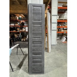 8X8 Amarr Insulated GRAY WOODGRAIN Short Raised Panel No Glass