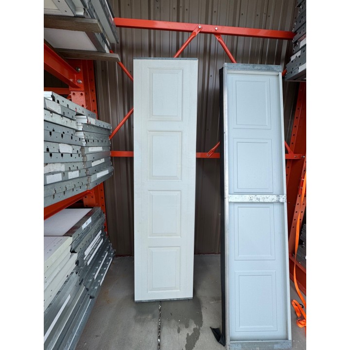 8X8 Haas White un-Insulated Short Raised Panel No Glass