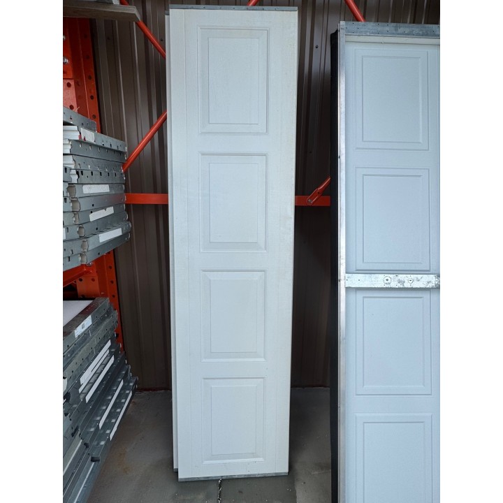 8X8 Haas White un-Insulated Short Raised Panel No Glass