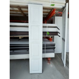 8X9 Amarr White un-Insulated Short Raised Panel No Glass