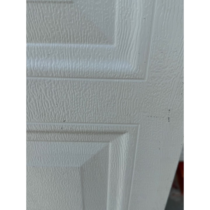 8X9 Amarr White un-Insulated Short Raised Panel No Glass