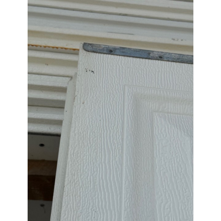 8X9 Amarr White un-Insulated Short Raised Panel No Glass