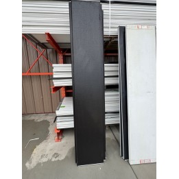 9X8 Amarr Black Steel Back No Glass