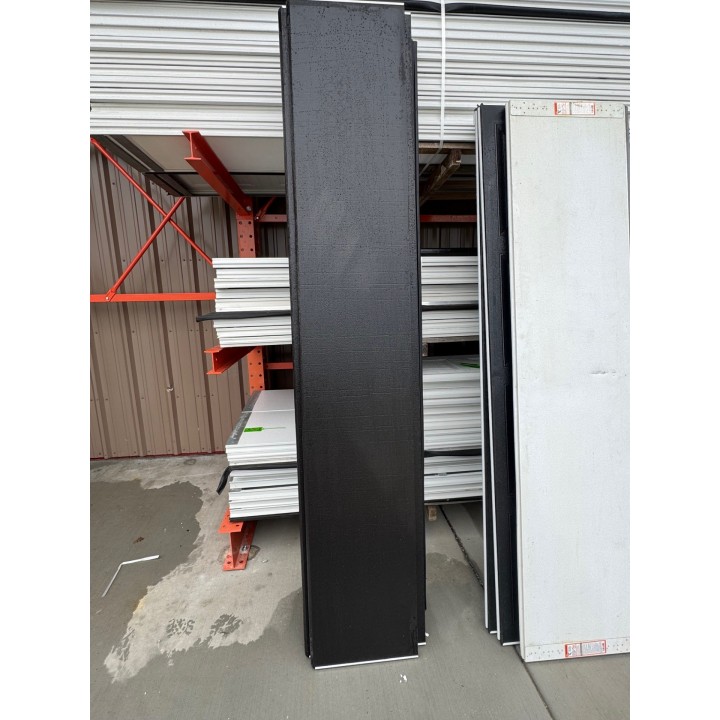 9X8 Amarr Black Steel Back No Glass