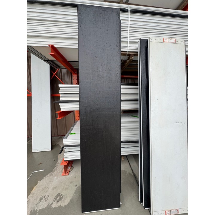 9X8 Amarr Black Steel Back No Glass