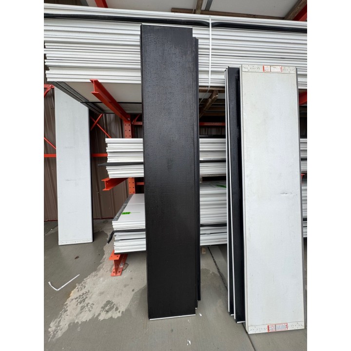 9X8 Amarr Black Steel Back No Glass