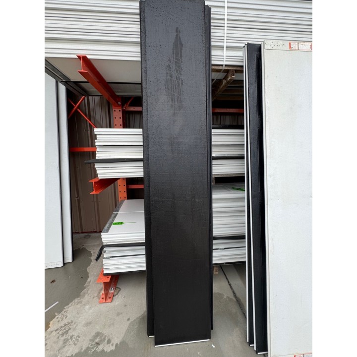 9X8 Amarr Black Steel Back No Glass