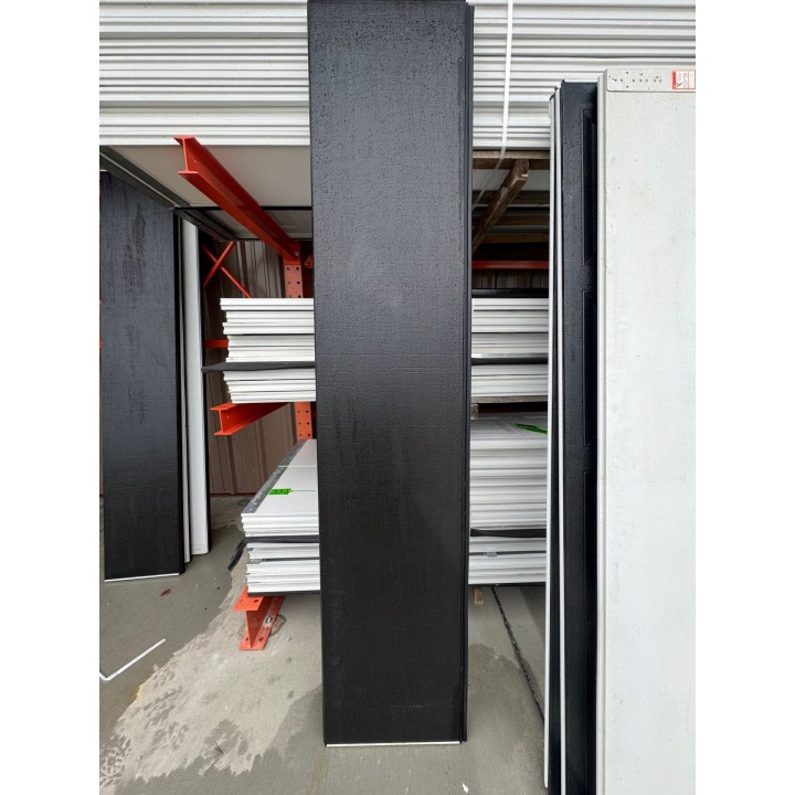9X8 Amarr Black Steel Back No Glass