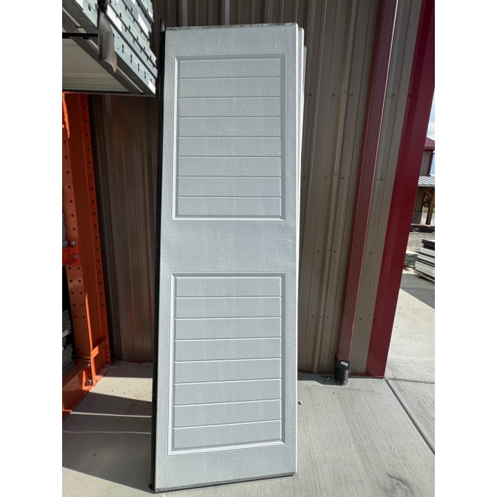 9X8 Amarr White un-Insulated With Glass
