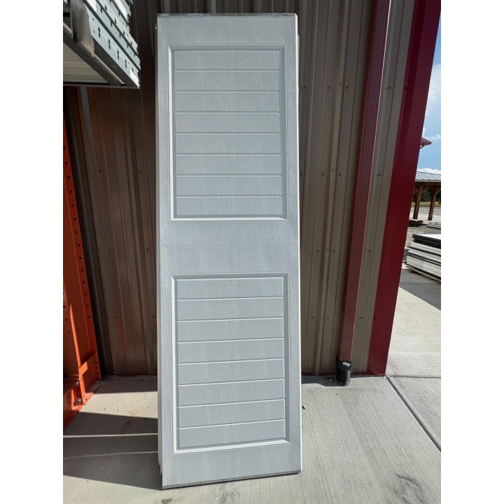 9X8 Amarr White un-Insulated With Glass
