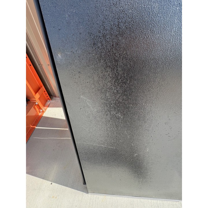 9x8 Amarr Black Steel Back No Glass