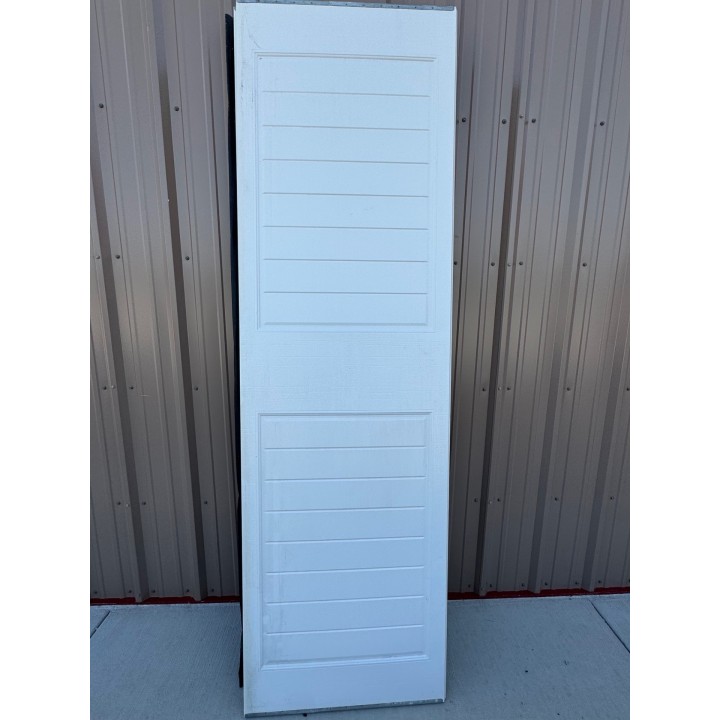 9X8 Amarr White un-Insulated With Glass Long Panel Bead Board