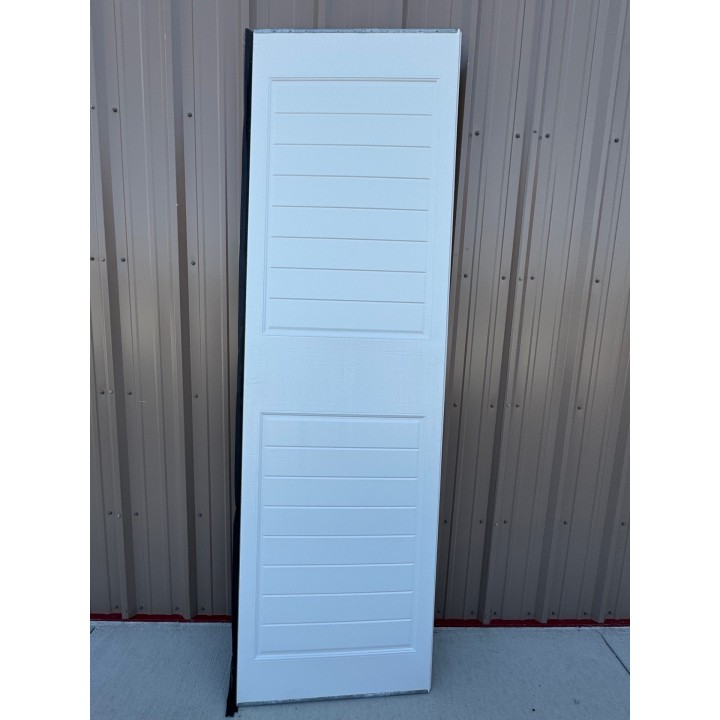 9X8 Amarr White un-Insulated With Glass Long Panel Bead Board