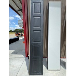 10X7 CHI Black un-Insulated Short Raised Panel No Glass