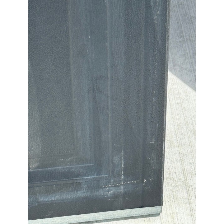 10X7 CHI Black un-Insulated Short Raised Panel No Glass