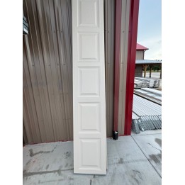 10x7 Amarr Wicker Tan un-Insulated Short Raised Panel No Glass