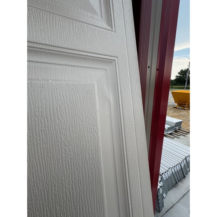 10x7 Amarr Wicker Tan un-Insulated Short Raised Panel No Glass