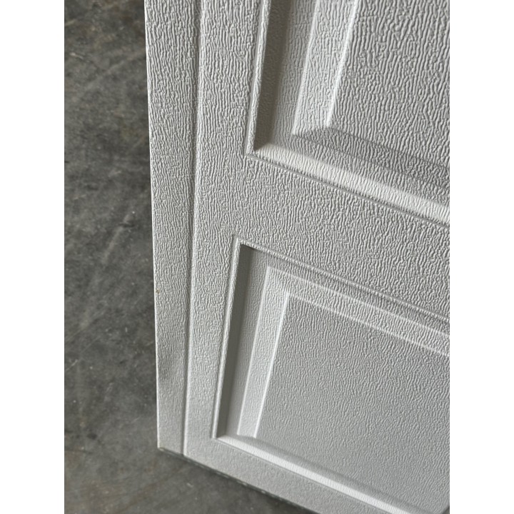 10x7 Hormann White un-Insulated Short Raised Panel No Glass