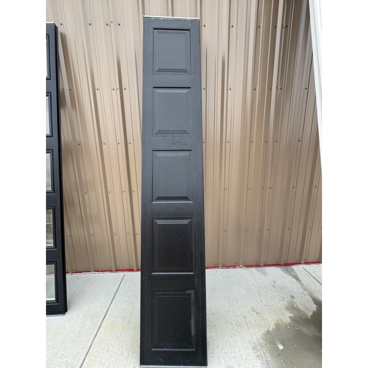 10X8 Hormann Black un-Insulated Short Raised Panel With Glass