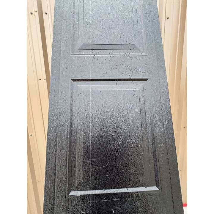 10X8 Hormann Black un-Insulated Short Raised Panel With Glass