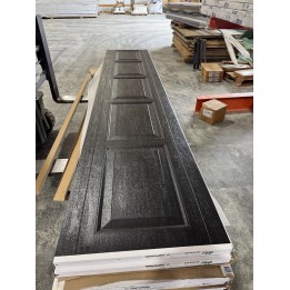 10x8 Haas Black No glass Short Raised Panel Steel Back