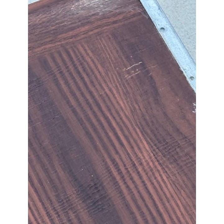 10x8 Amarr Walnut Un-insulated No Glass
