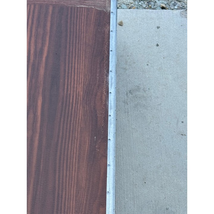 10x8 Amarr Walnut Un-insulated No Glass