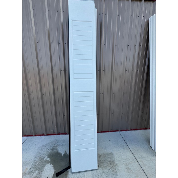 10X9 Macc White un-Insulated With Glass