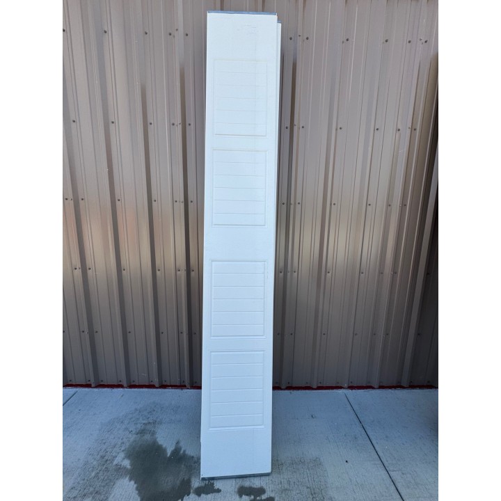 10X9 Macc White un-Insulated With Glass