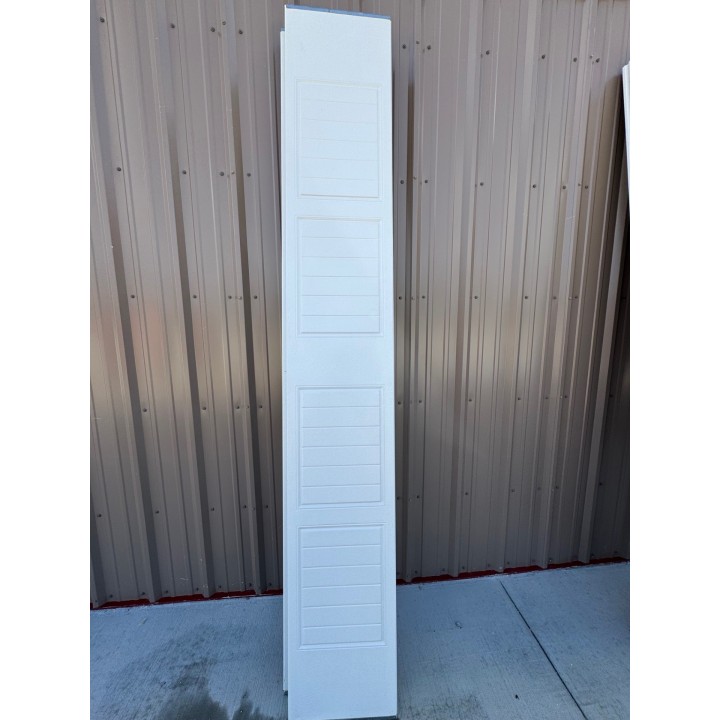 10X9 Macc White un-Insulated With Glass