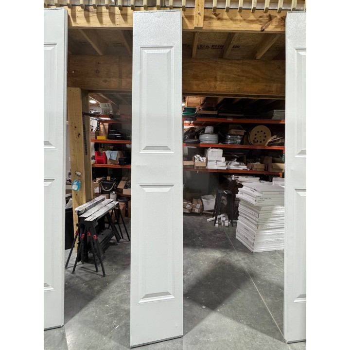 10X10 Amarr White un-Insulated Long Raised Panel No Glass