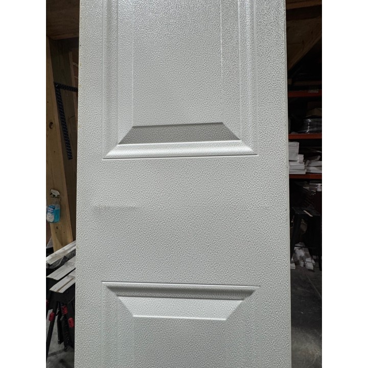 10X10 Amarr White un-Insulated Long Raised Panel No Glass