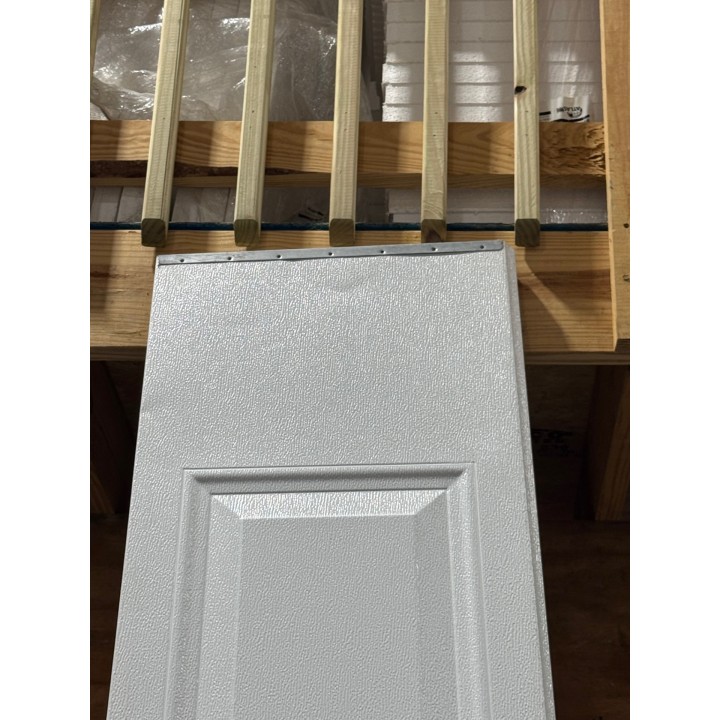 10X10 Amarr White un-Insulated Long Raised Panel No Glass