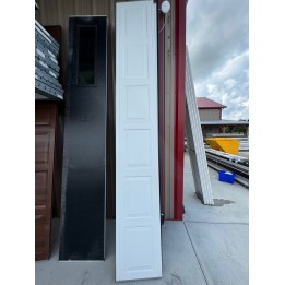 12x7 Mid American White Insulated Short Raised Panel No Glass