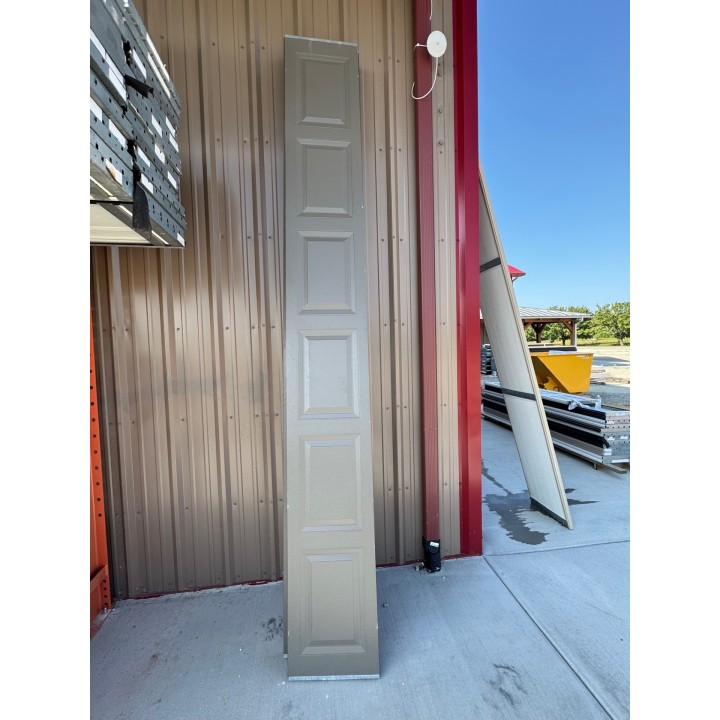12X8 CHI TerrraTone un-Insulated Short Raised Panel No Glass