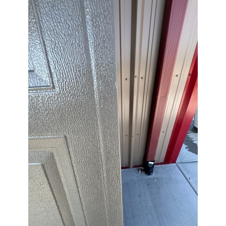 12X8 CHI TerrraTone un-Insulated Short Raised Panel No Glass