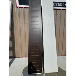 12x12 Haas Mahogany Steel Back No Glass