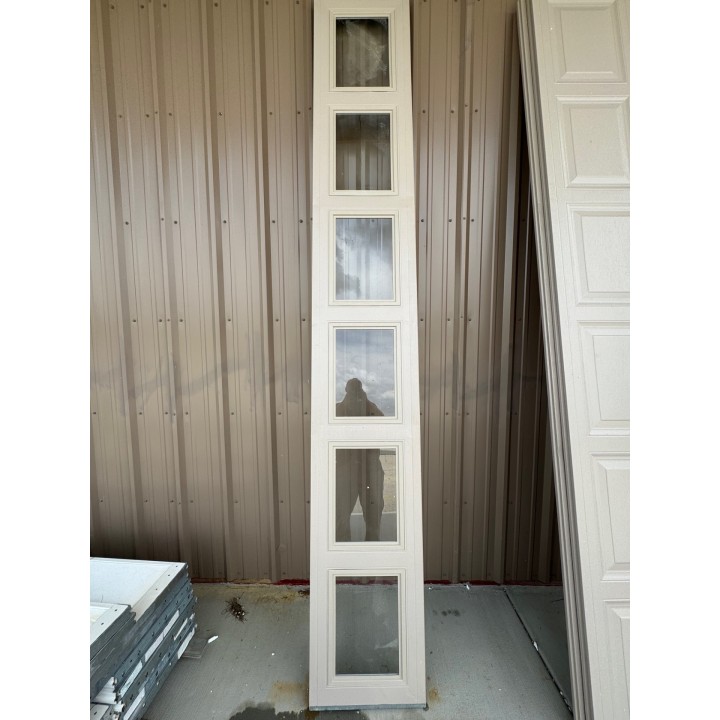 12X7 Macc Santone un-Insulated Short Raised Panel With Glass