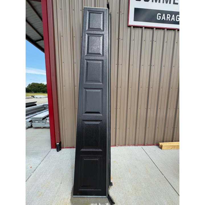 12x14 MACC Black un-insulated Short Raised Panel With Glass