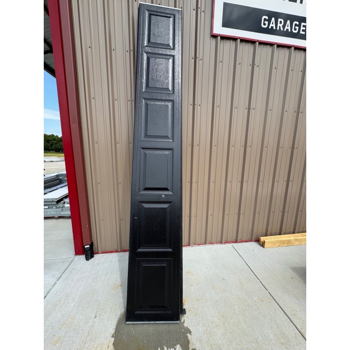 12x14 MACC Black un-insulated Short Raised Panel With Glass