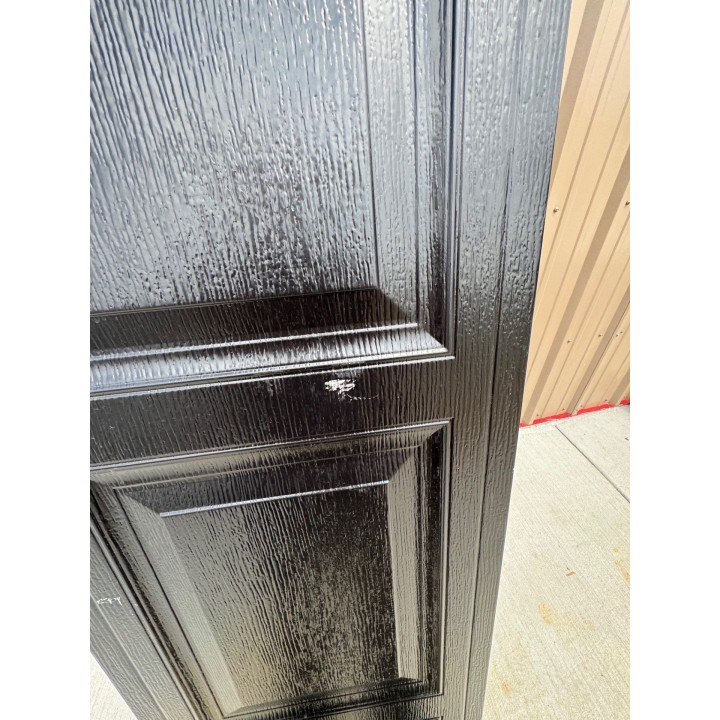 12x14 MACC Black un-insulated Short Raised Panel With Glass