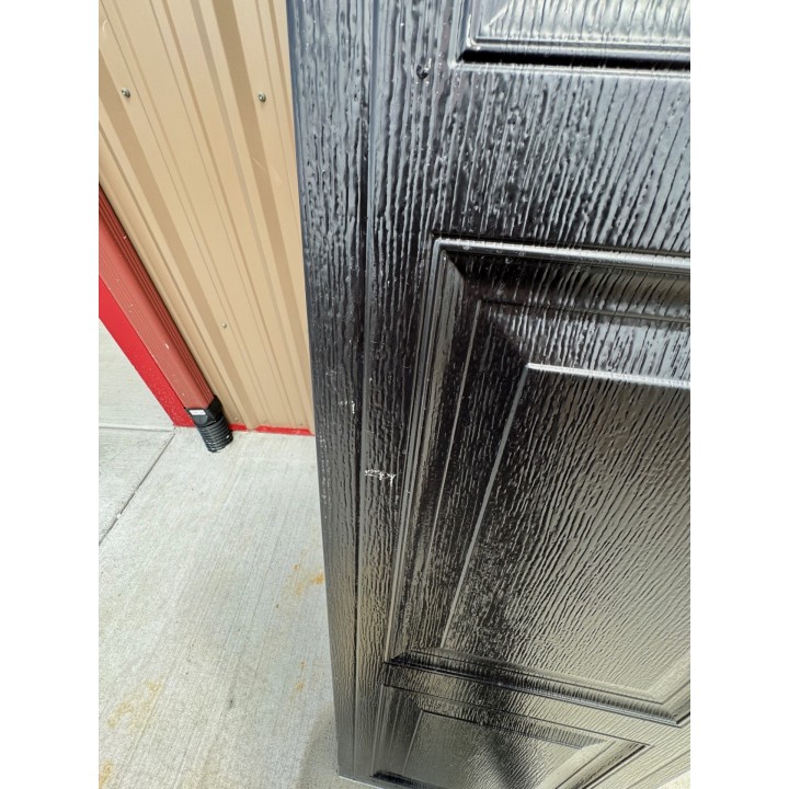 12x14 MACC Black un-insulated Short Raised Panel With Glass