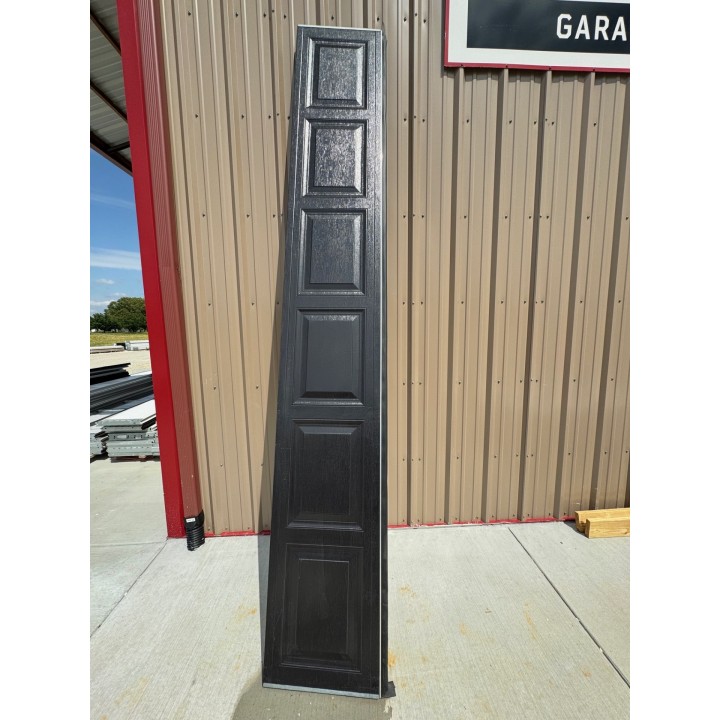 12x14 MACC Black un-insulated Short Raised Panel With Glass