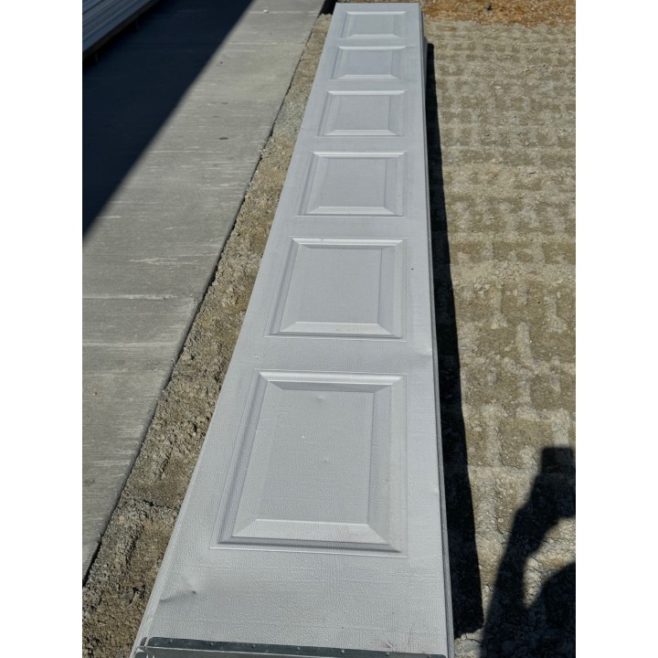 14x9 Amarr White Un-Insulated Short Raised Panel No Glass