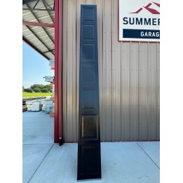 14x9 CHI Black Un-insulated Short Raised Panel No Glass