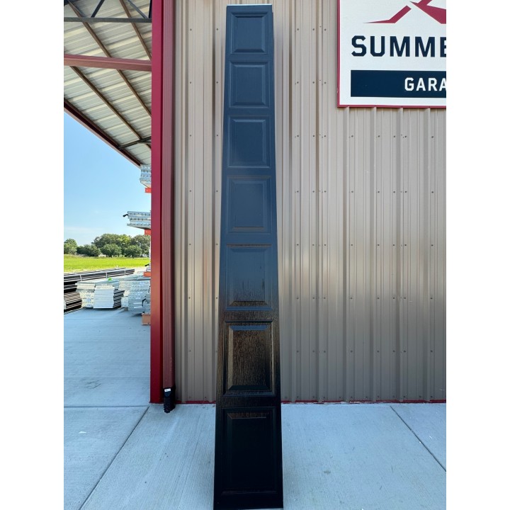 14x9 CHI Black Un-insulated Short Raised Panel No Glass