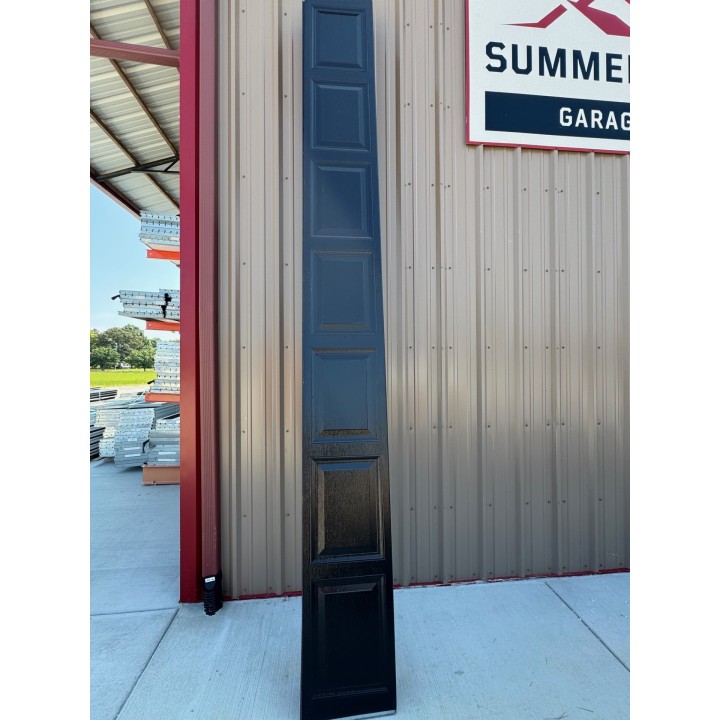 14x9 CHI Black Un-insulated Short Raised Panel No Glass