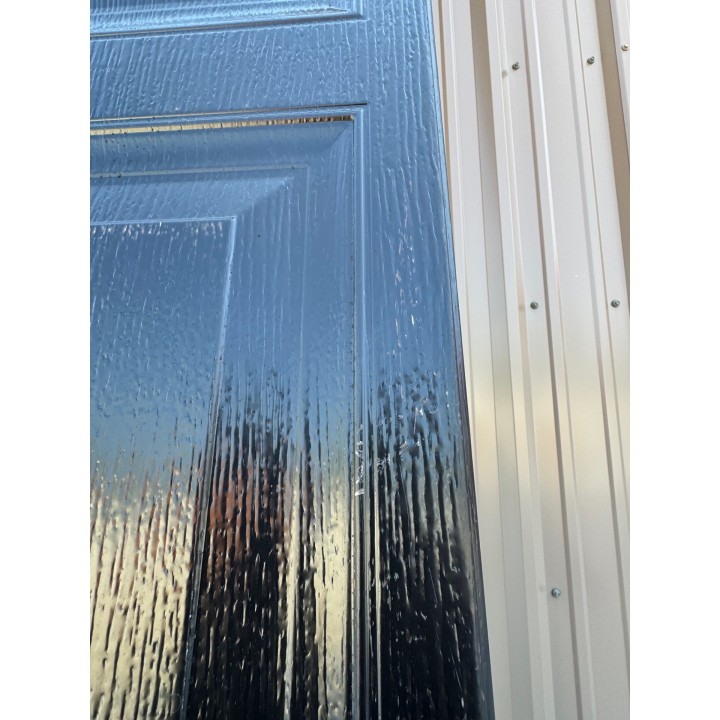 14x9 CHI Black Un-insulated Short Raised Panel No Glass