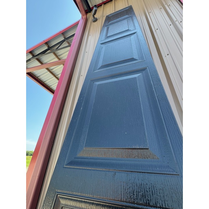 14x9 CHI Black Un-insulated Short Raised Panel No Glass