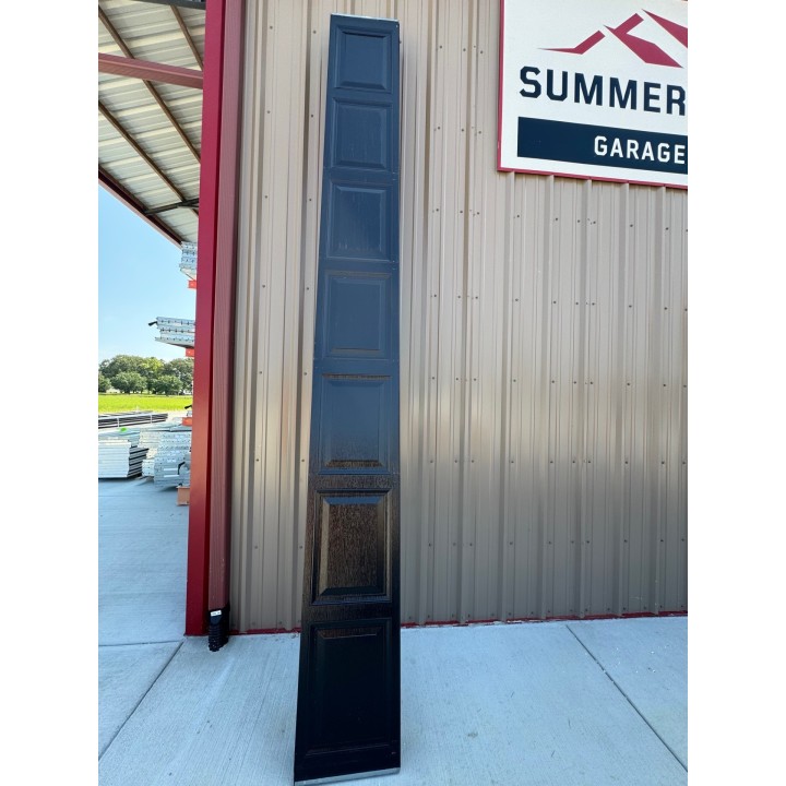14x9 CHI Black Un-insulated Short Raised Panel No Glass